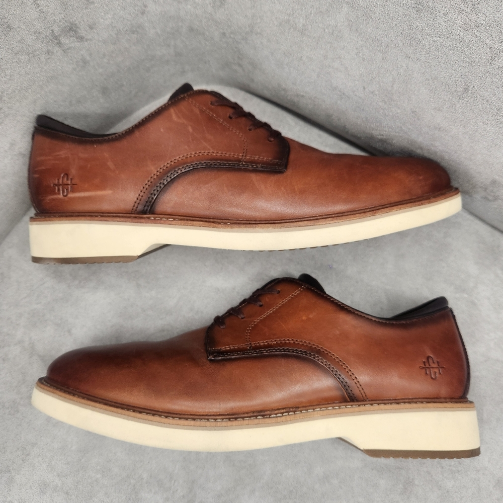 Cole Haan Oxford Shoes Men's 11 Brown Cigar Leather Morse Grand Business Casual - Picture 2 of 15
